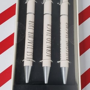 Rae Dunn Pens Set. Best Teacher Ever.